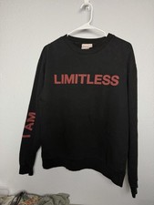 GUESS Limitless Sweatshirt Jennifer Lopez It  s My Party Black Crewneck