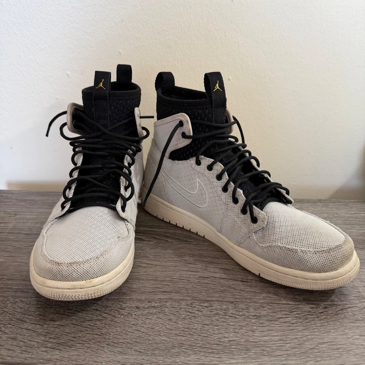 Nike Air Jordan 1 High Ultra ‘White Gold’ MENS US Size 14 Grey/White Jordan 1 Mid  main image 4