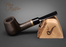 Mr. Brog HAND MADE WOODEN SMOKING PIPE for TOBACCO 47  Billard Rustic PEAR + BOX