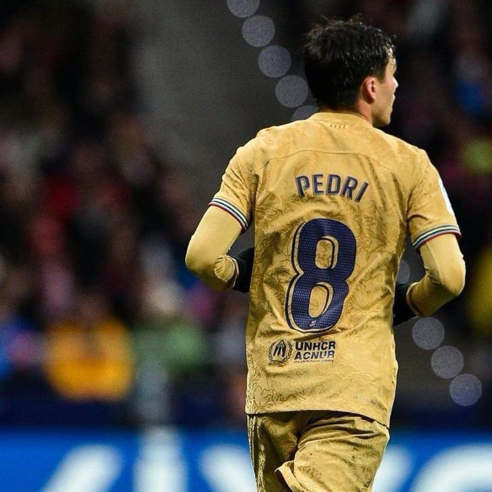 FC Barcelona Pedri 2022 23 away La Liga jersey Size S | eBay