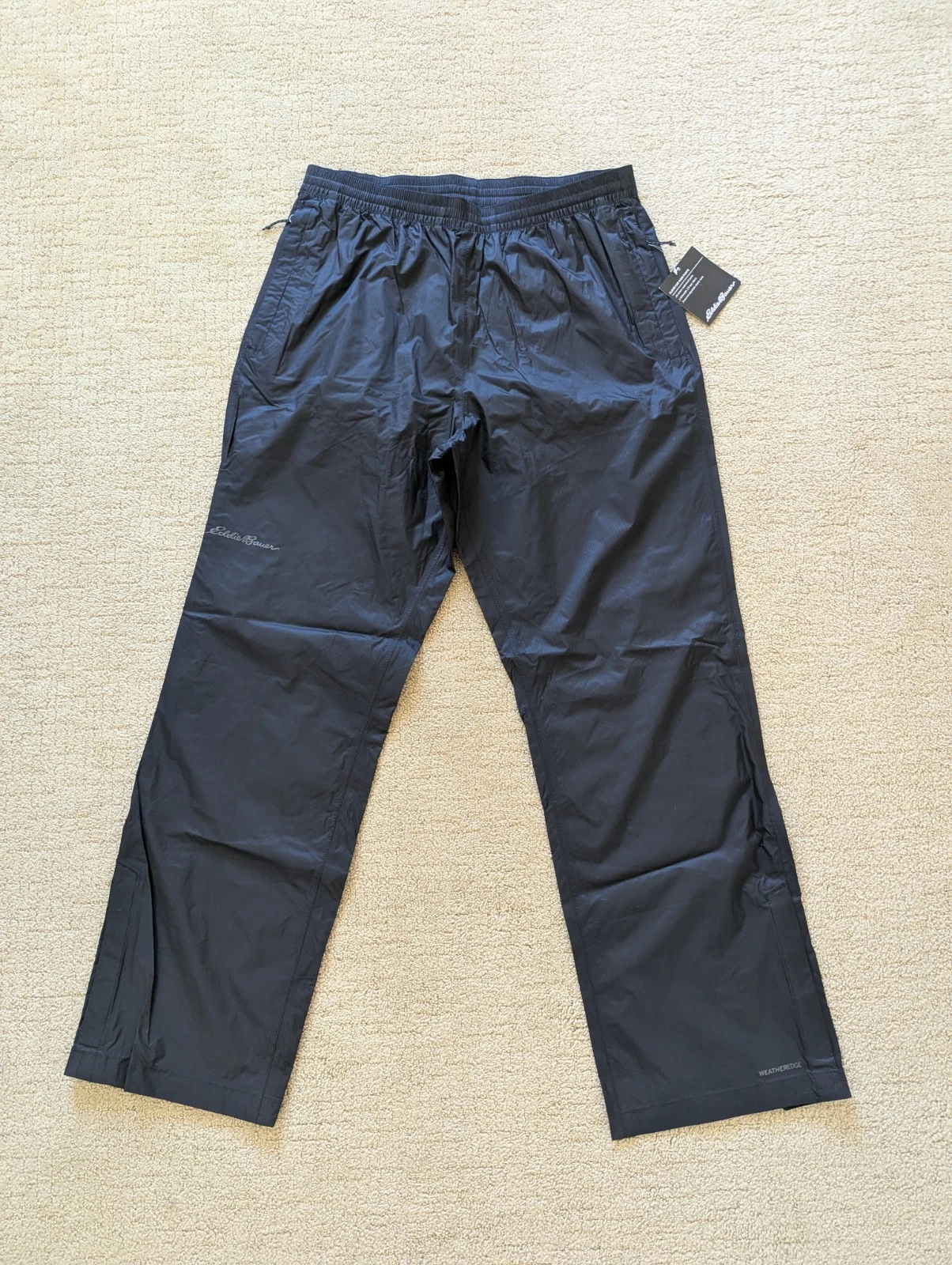 Eddie Bauer Cloud Cap Rain Pants Weather Edge Shell Mens M Black Waterproof NEW
Opens in a new windo