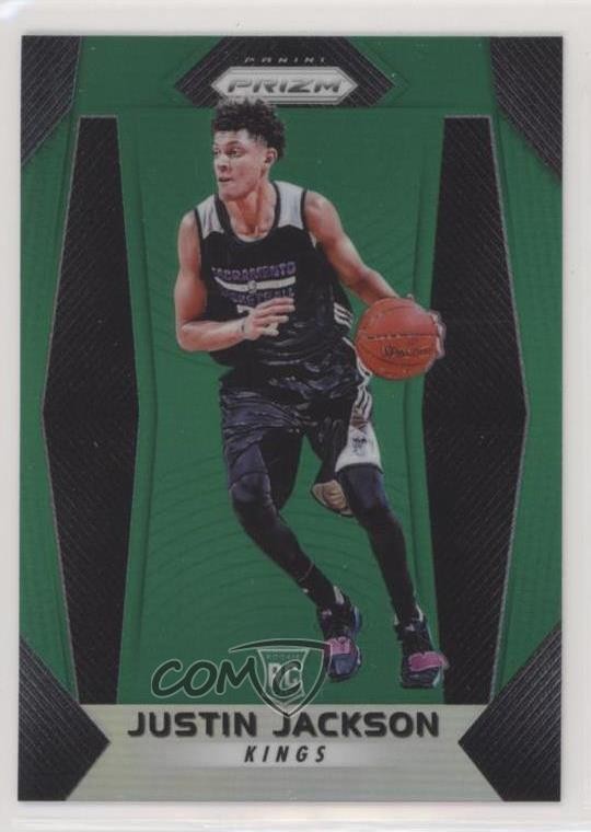 2017-18 Panini Prizm Green Prizm Justin Jackson #27 0wp8