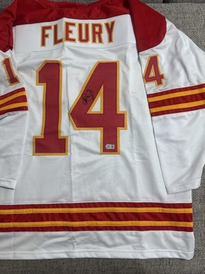 Theoren Fleury Signed Autograph Custom Jersey (Beckett Coa) - Calgary Flames