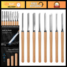 8-Piece Wood Turning Chisel Set - Lathe Tools for Beginners  Professionals, Inc