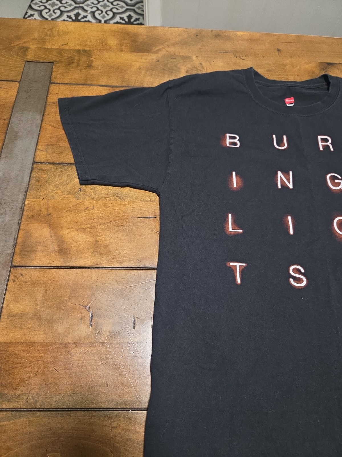 Chris Tomlin Burning Lights 2013 Tour Shirt XL Black Christian Worship Band Tee image 6
