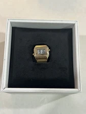 Timex x MM6 Maison Margiela T80 Ring Watch Gold Digital Unisex Size S/M IN HAND