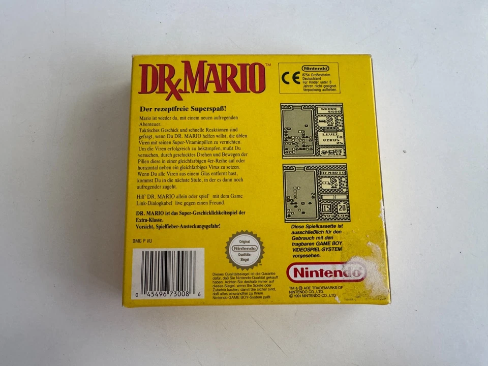 Dr. Mario für Nintendo GameBoy in OVP - Bild 3 von 4