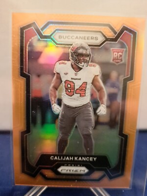 Panini Prizm Football 2023 Calijah Kancey /249 Buccaneers #393 NFL Trading Card