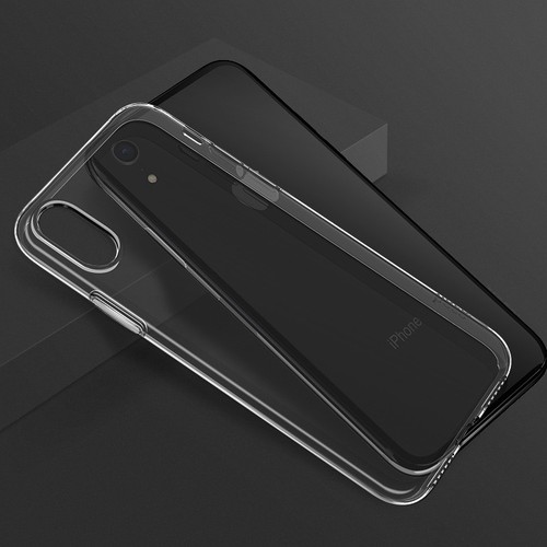 Funda protectora suave transparente/transparente de silicona de poliuretano termoplástico para iPhone XR (6,1") - Imagen 5 de 11