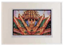 551021 Grand Palace Bangkok Thailand A3 Picture Frame Watercolour print