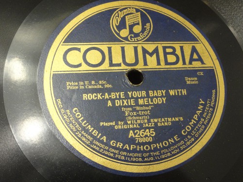 Wilbur Sweatman's Jazz Band Those Drafting Blues / Rock-A-Bye Your Baby - Picture 2 of 13