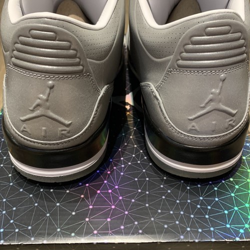 Nike Air Jordan 3 III 5LAB3 Reflective Silver 3M 631603-003 NWB DS Men’s 10 - Picture 11 of 12