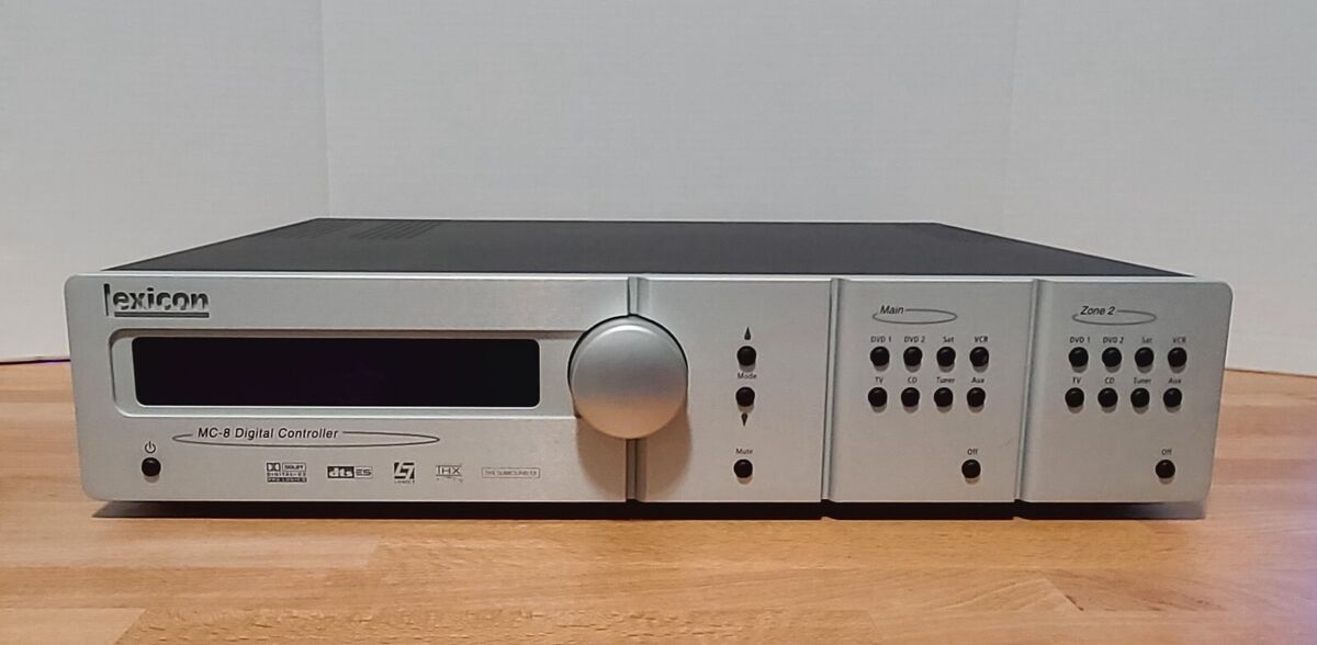 Lexicon MC-8 Digital Theater Controller Processor FOR PARTS Lexicon MC-8 Digital Theater Controller Processor FOR PARTS