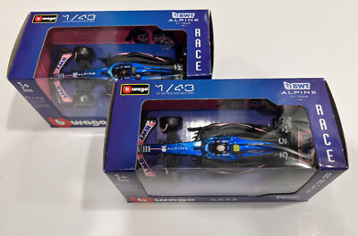 BURAGO 1/43 2023 Alpine A523 ~ Estebon Ocon & Pierre Gasley