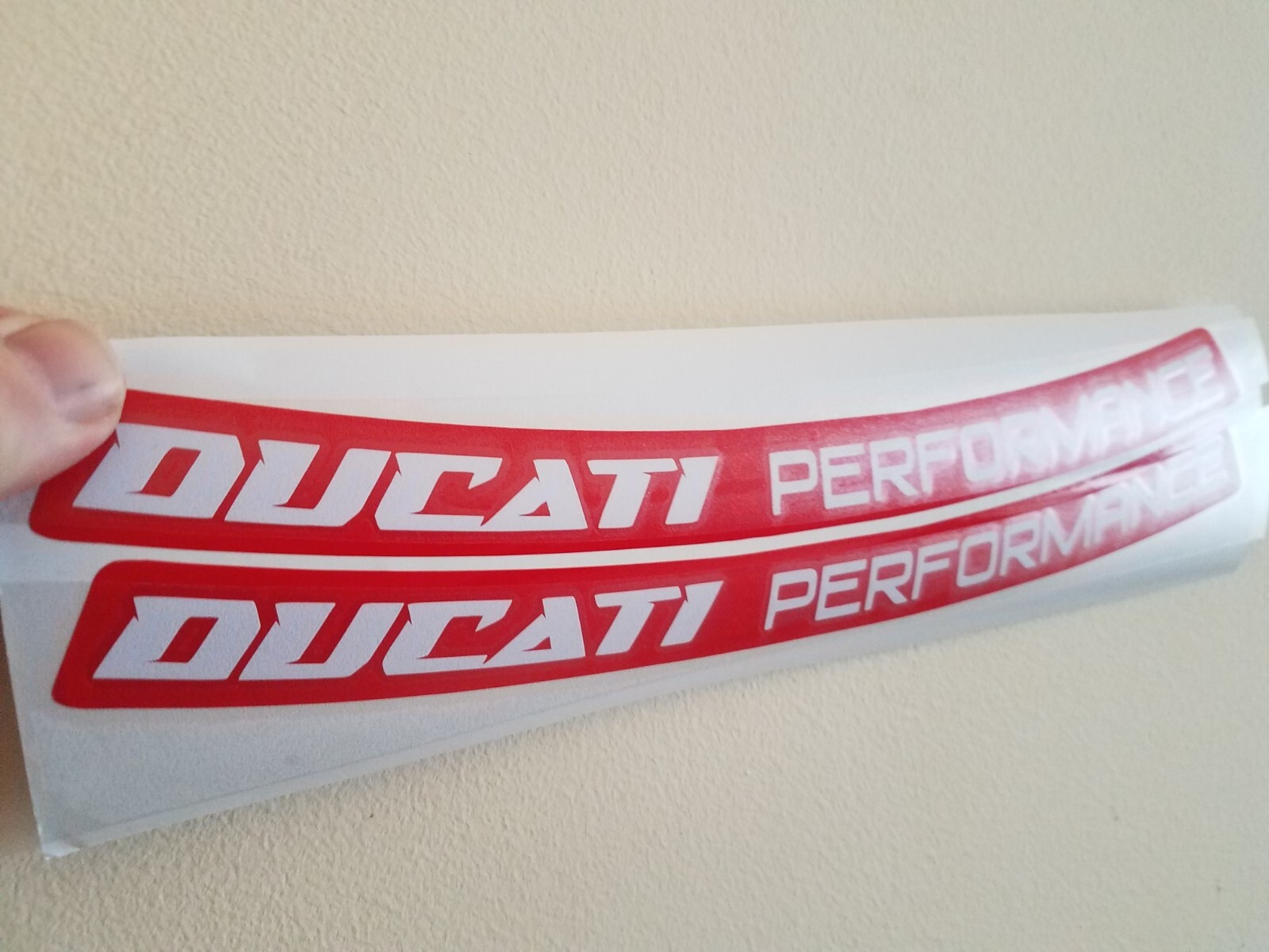 HELMET VISOR STICKER DECAL STRIPS RACING CUSTOM ANY 3 COLOURS 300MM X 2