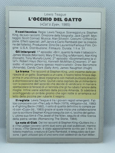 LOCANDINA CARTOLINA DI CIAK RIVISTA DI CINEMA E SPETTACOLO ANNO 1985 - Foto 78 di 156