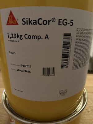 9 Kg Sikacor EG 5 Base 1  Sika 08/2026 Korrosionsschutz Epoxidharz (8,99 /Kg)