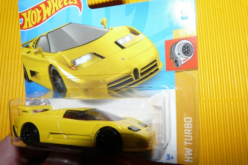 hot wheels '94 Bugatti EB110 SS HW Turbo 5/10 nos imballo originale - Foto 5 di 5