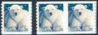 Polar Bear S/A Definitive Coil Single & Pair MNH Scott's 4389 Dated 2009