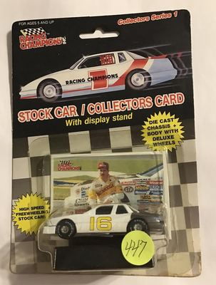 1989 FLAT BOTTOM #16 LARRY PEARSON / CHATTANOOGA CHEW RACING CHAMPION CAR  #447