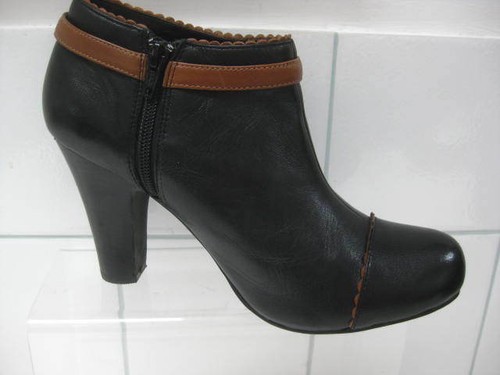Botines Lotus 5.5 Cuero Negro y Marrón Dos Tonos - Imagen 5 de 11