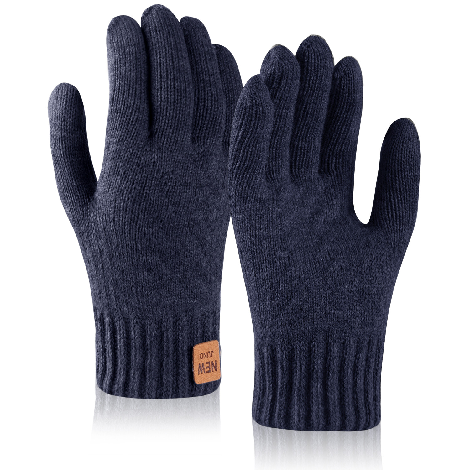 Men's /Women's Winter Warm Gloves Wool Lined Knitted Gloves Touch