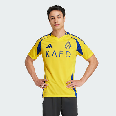 Adidas Al Nassr Cristiano Ronaldo #7 24/25 Yellow Home Jersey Sz