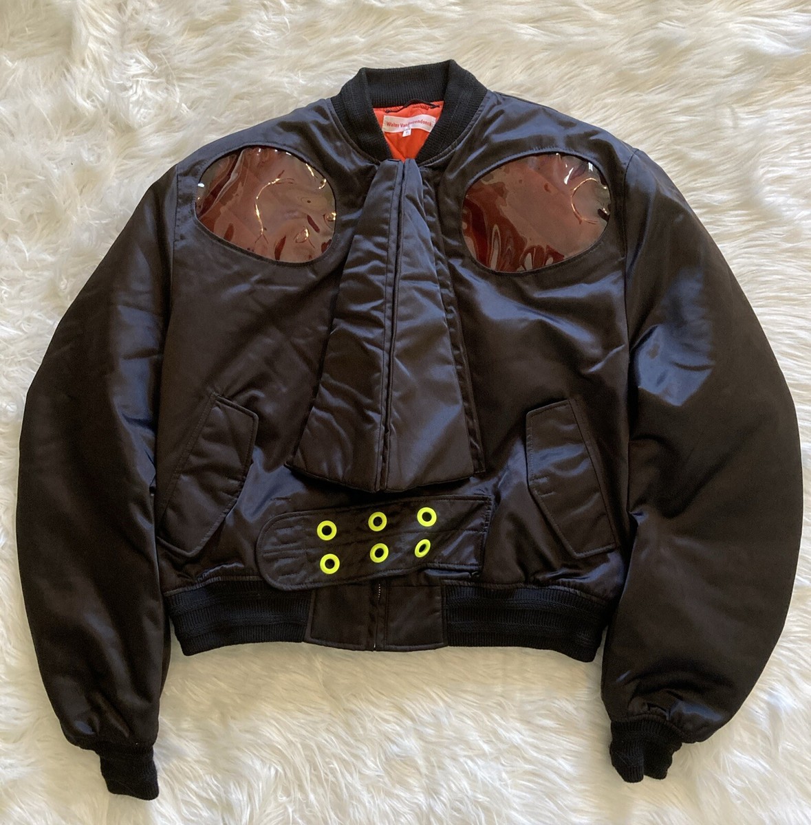 Walter Van Beirendonck Mask Bomber Jacket Black Medium | eBay Walter Van Beirendonck Mask Bomber Jacket Black Medium | eBay