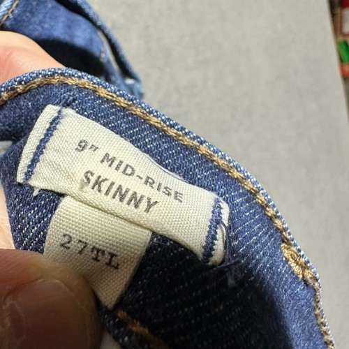 Madewell Jeans 9" Mid-Rise Skinny Damen Gr. 27 Blau Stretch Denim Dark Wash - Bild 7 von 10