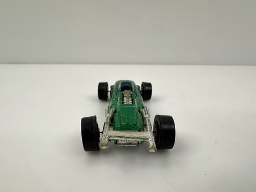 Vintage 1969 Hot Wheels Redline Indy Eagle #48 Race Car Green Hong Kong - Picture 3 of 7