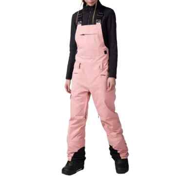 $ 275 NWT Rossignol Women's Relaxed Bib Ski Pants Snowboard Pink Pants Size M