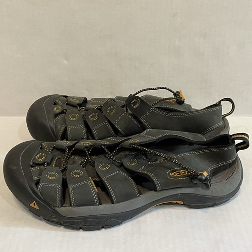 Keen Newport Waterproof Hiking Water Sports Casual Black Grey Sandals Mens Sz 12 - Picture 5 of 8
