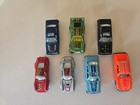 Vintage Diecast Lot Of 7 Cars 1/64 - Made In China - Doors open on 6 cars