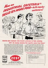 VTG 1953 Print Ad Zest Staleys Pure Monosodium Glutamate