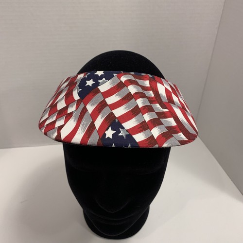 Sun Visor Beach Golf Flag Patriotic 