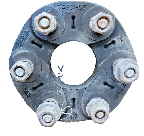 LINCOLN LS Jaguar S-Type Front / Rear Driveshaft Rubber Coupling XW4W4684 AB OEM - Picture 4 of 5