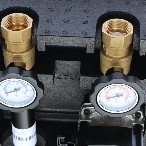 Heizkreis Pumpengruppe mit 3-Wege-Mischer, ESBE ARA661 und GRUNDFOS UPM3 HYBRID - Bild 4 von 8