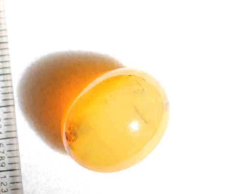 14.60 Ct 15*17 Mm Opal Cats Eye Oval Cab 100% Natural Africa Nice Color Gemstone - Picture 2 of 5
