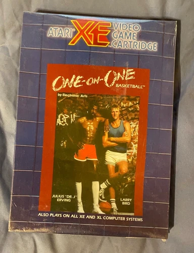 One-On-One Basketball XE Cart Cartridge Atari 400/800/XL/XE RX8093 NOS