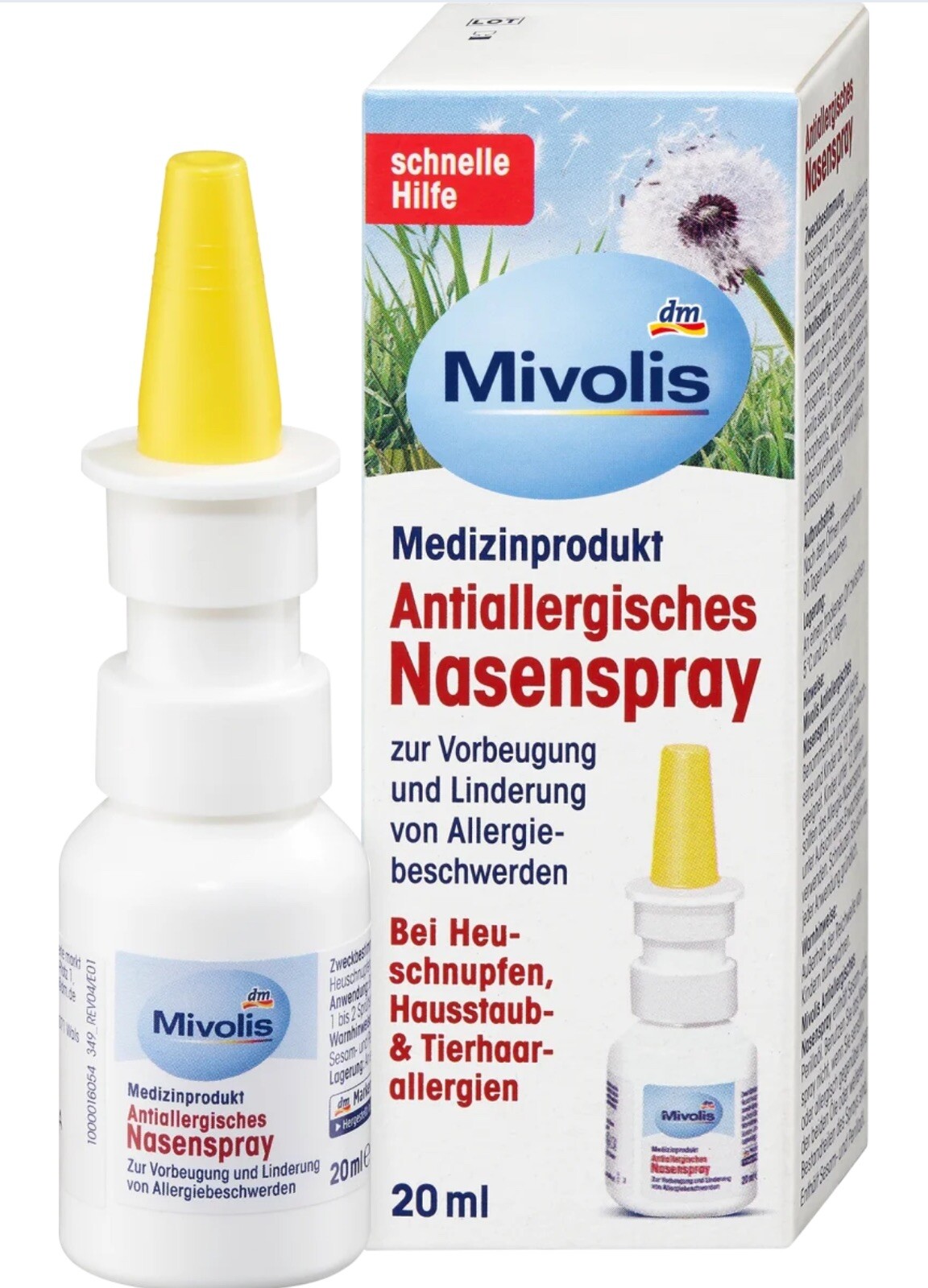 Mivolis Antiallergisches Nasenspray, 20 ml
