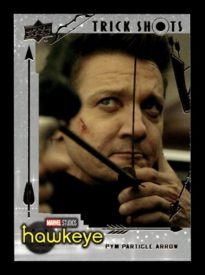 3-11-16 PWE READ . 2023 hawkeye silver parallel /100 trick shots #ts5