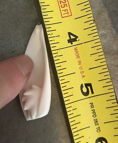 BJD Resin Doll Accessories 2 Small Wings and 2 Animal Ears Projects No Coloring - Picture 9 of 15