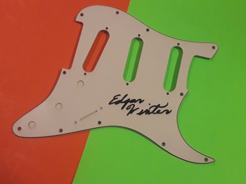 "Edgar Winter!"...signed Guitar Picguard!...(Fender Stratocaster!) - Picture 4 of 8