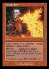 Unholy Heat 13 Retro Frame Foil Modern Horizons 3 MTG Near Mint