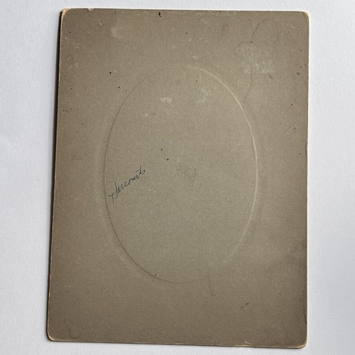 Antique Photograph On Board Girl Playing Mandolin Portland OR ID Harcomb - Picture 8 of 9