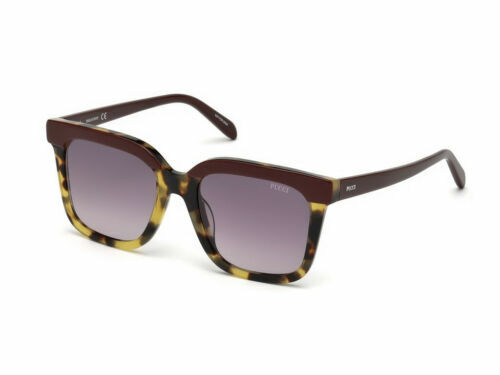 Lunettes De Soleil Emilio Pucci EP0053 - Monture Transparente 52/20/140, Neuf Avec Étiquettes