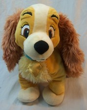 Walt Disney Store Lady and the Tramp CUTE SOFT LADY DOG 12" STUFFED ANIMAL Toy