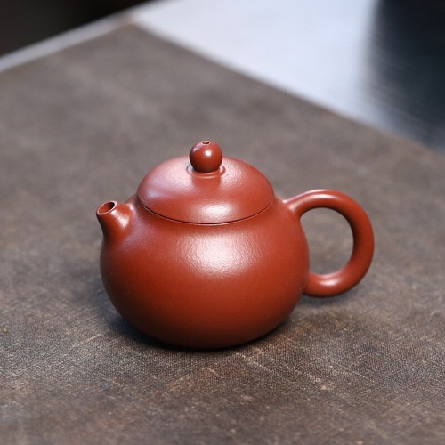 Real Yixing Zisha Zhu Clay Tea Pot Full Handmade Wendan Pot Marked 90ml Small - Picture 3 of 12