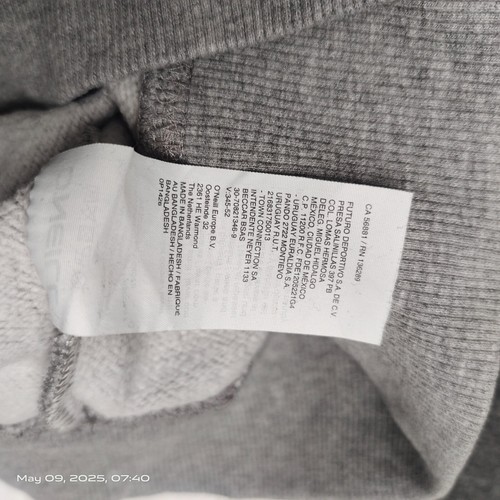 O’Neill Sudadera con Capucha Chaqueta Para Hombre Pullover Sudadera Gris Xtra Pequeña - Imagen 14 de 17