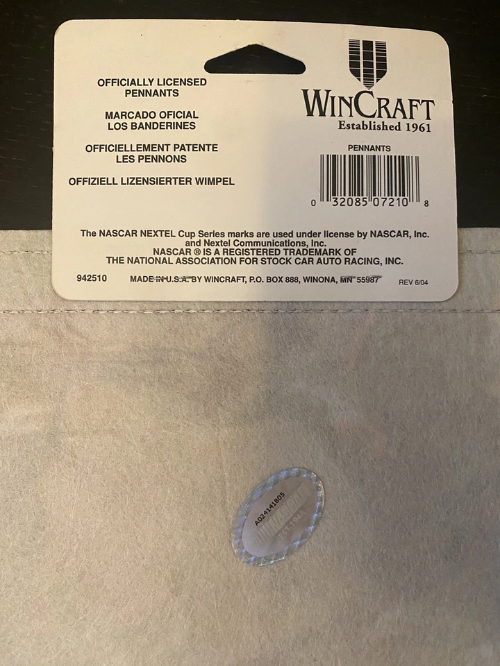 Вымпел Denny Hamlin Nascar Win Craft Racing No11 FedEx ограниченный выпуск - Изображение 4 из 4